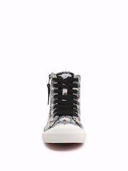 Rocket Dog Jazzin Hi Ryde Cotton Black Trainers - Bild 5 von 6