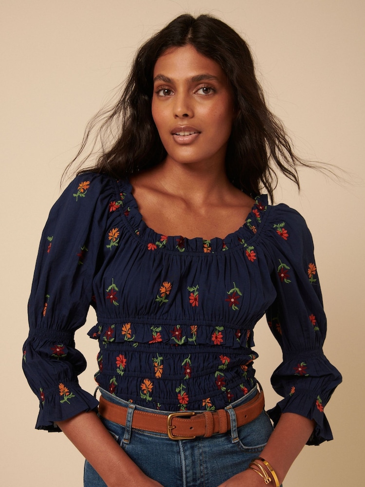 Nobodys Child Blue Cher Top - Image 1 of 4
