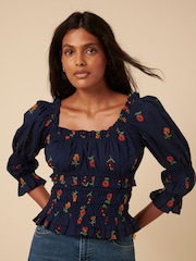 Nobodys Child Blue Cher Top - Image 2 of 4