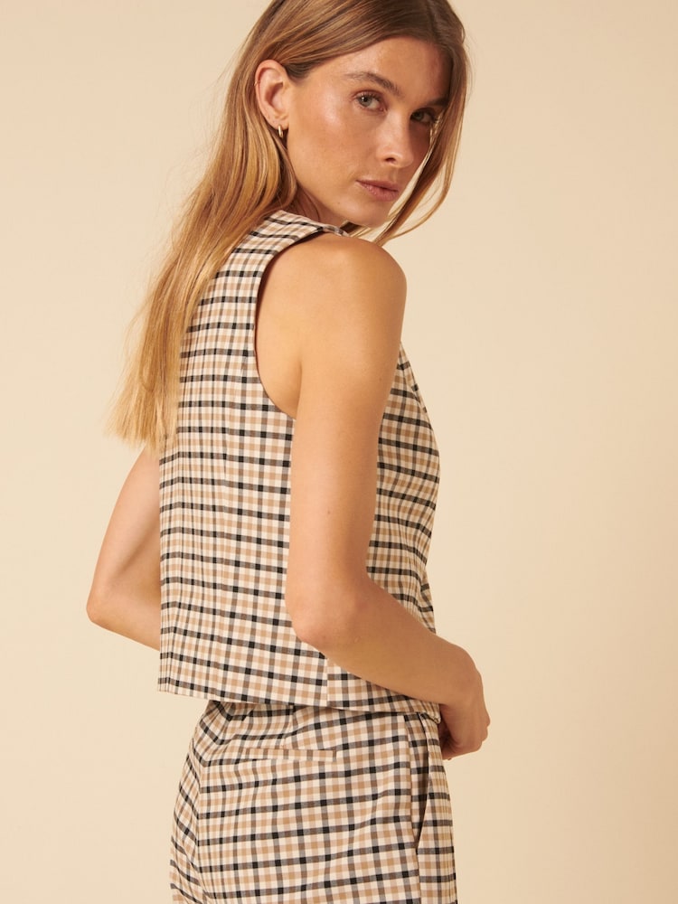 Nobodys Child Brown Jackie Waist Coat - Image 2 of 4