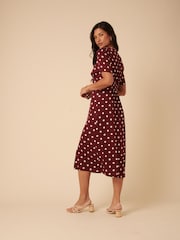 Nobody's Child Brown Alexa Midi Dress - Image 2 of 5