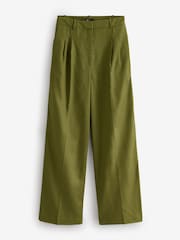 Nobodys Child Green Jax Wide Leg Trousers - Image 6 of 6
