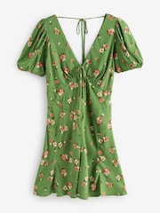 Nobody's Child Green Ella Mini Dress - Image 6 of 6