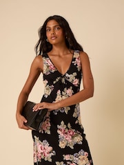 Nobody's Child Black Abbey Midi Dress - Image 3 of 5