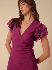 Nobodys Child Pink Layla Midi Dress - Image 4 of 6