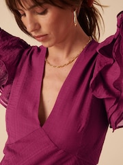 Nobodys Child Pink Layla Midi Dress - Image 5 of 6