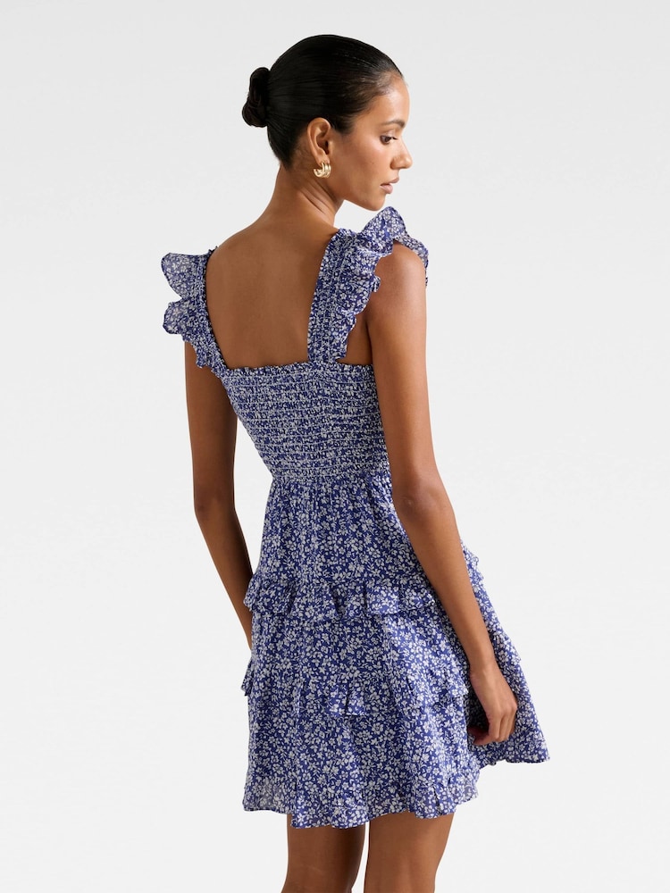Forever New Blue Odette Petite Mini Dress - Image 2 of 5