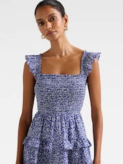 Forever New Blue Odette Petite Mini Dress - Image 3 of 5