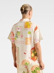 Camisa Ola Oversized Forever New Contém Linho - Imagem 2 de 5