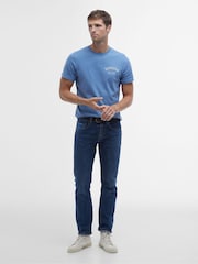 Barbour® Light Blue Preppy T-Shirt - Image 2 of 6