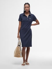 Barbour® Navy Polo Dress - Image 1 of 7
