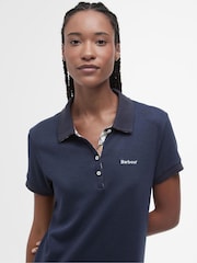 Barbour® Navy Polo Dress - Image 4 of 7