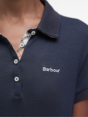 Barbour® Navy Polo Dress - Image 6 of 7