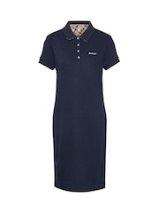 Barbour® Navy Polo Dress - Image 7 of 7
