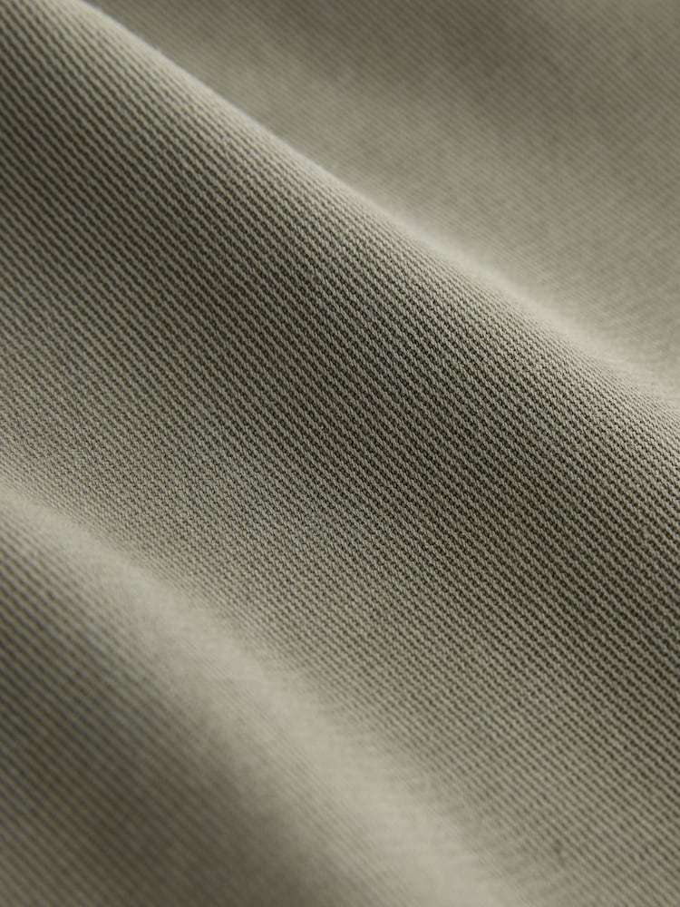 Khaki Green Tapered Leg TENCEL™ Trousers - Image 8 of 8