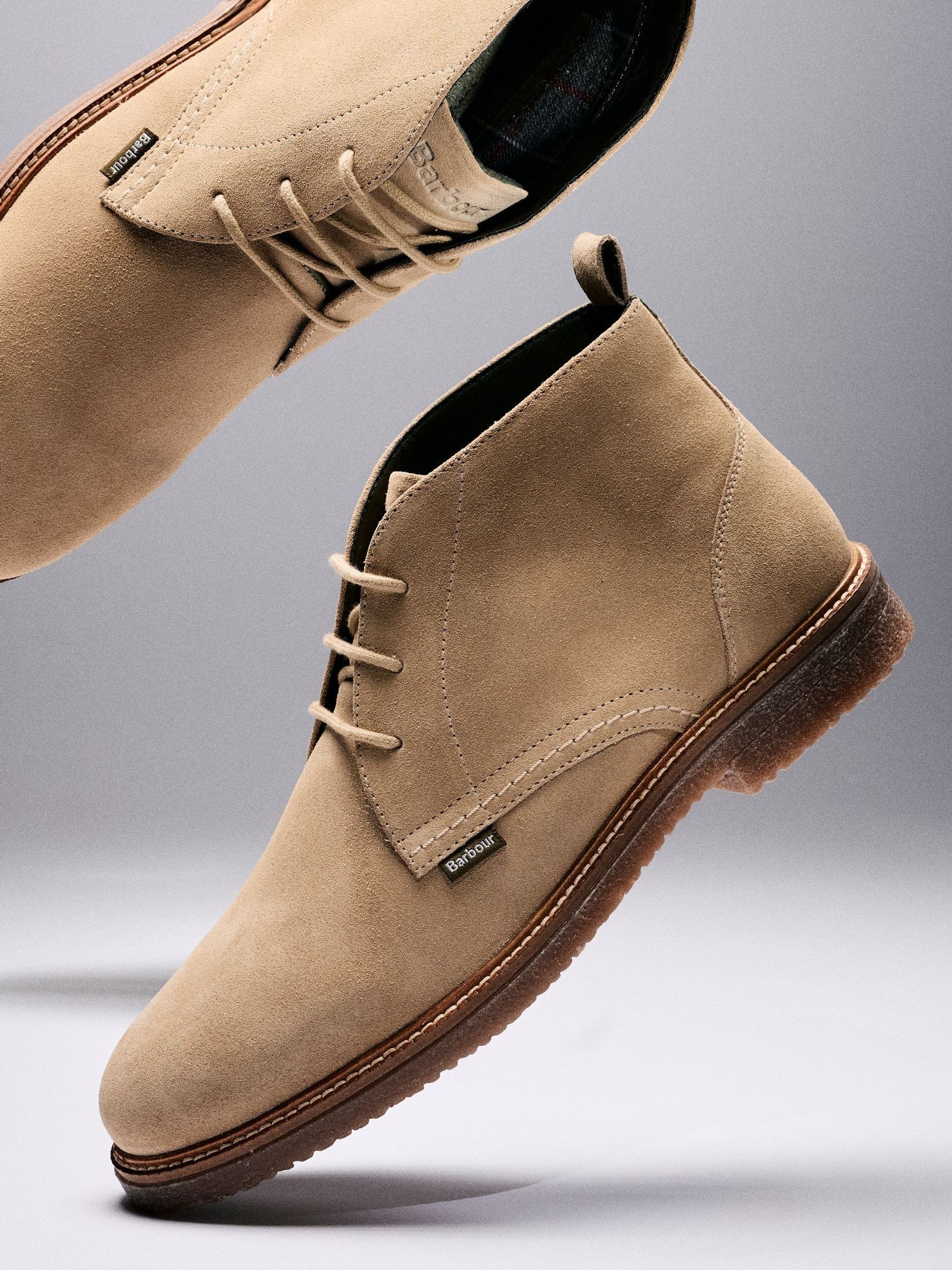 Barbour Men's Natural Kirkstone Desert Boots