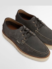 Barbour® Grey Aydon Derby Shoes - Image 7 of 9