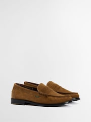 Barbour® Brown Linford Loafers - Image 2 of 9