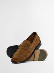 Barbour® Brown Linford Loafers - Image 3 of 9