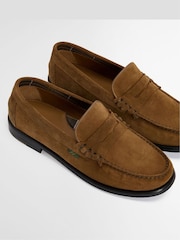 Barbour® Brown Linford Loafers - Image 7 of 9