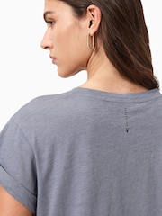 AllSaints Grey Anna T-Shirt - Image 5 of 7