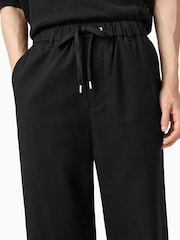 AllSaints Black Mori Trousers - Image 3 of 7