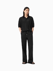 AllSaints Black Mori Trousers - Image 4 of 7