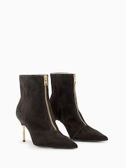 AllSaints Brown Natasha Suede Boots - Image 2 of 5