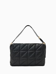 AllSaints Black Edbury Quilt Bag - Image 2 of 6