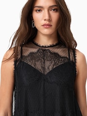AllSaints Black Clara Dress - Image 2 of 7
