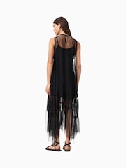 AllSaints Black Clara Dress - Image 6 of 7