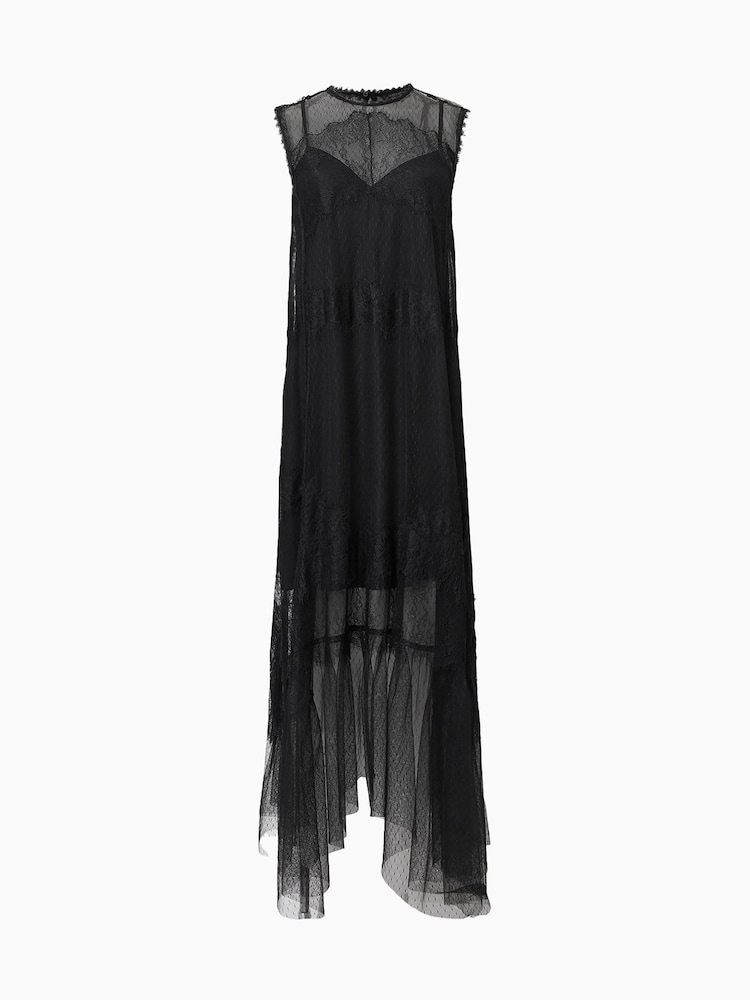 AllSaints Black Clara Dress - Image 7 of 7