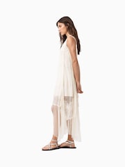 AllSaints White Clara Dress - Image 6 of 8