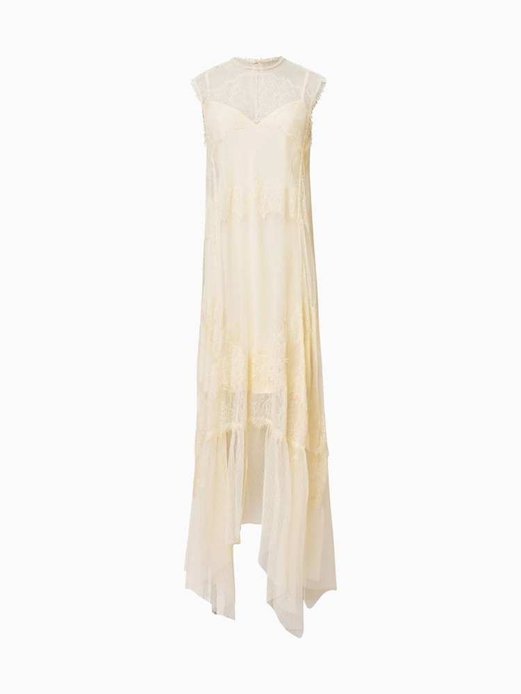 AllSaints White Clara Dress - Image 8 of 8