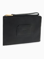 AllSaints Black Large Joshi Wallet - Image 2 of 4