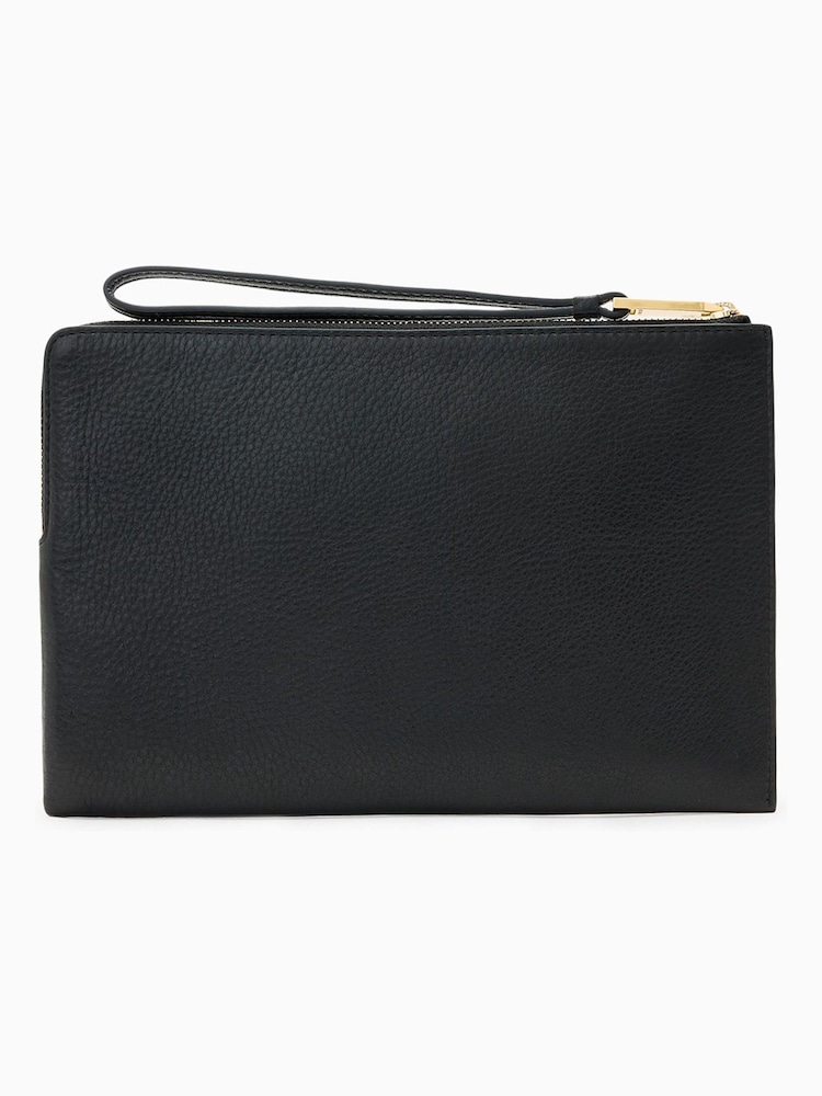 AllSaints Black Large Joshi Wallet - Image 4 of 4