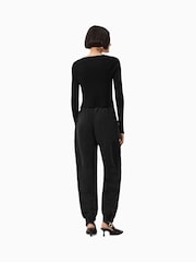 AllSaints Blue Val TENCEL™ Trousers - Image 6 of 7