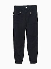 AllSaints Blue Val TENCEL™ Trousers - Image 7 of 7