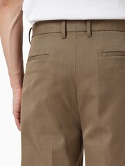 AllSaints Brown Tallis Straight Trousers - Image 5 of 8