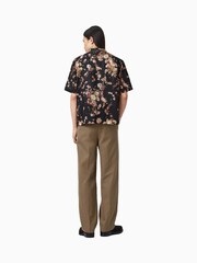 AllSaints Brown Tallis Straight Trousers - Image 7 of 8