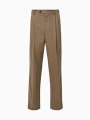 AllSaints Brown Tallis Straight Trousers - Image 8 of 8