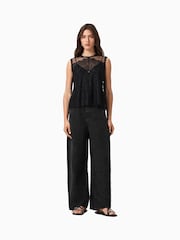AllSaints Black Clara Top - Image 3 of 8
