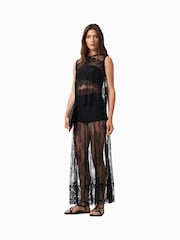 AllSaints Black Clara Top - Image 5 of 8