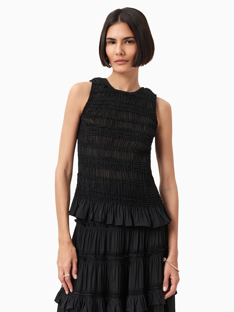 Preto - Blusa AllSaints Marion - Imagem 1 de 9
