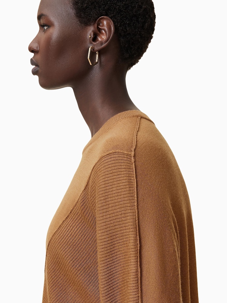 AllSaints Brown Isla Jumper - Image 2 of 8