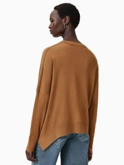 AllSaints Brown Isla Jumper - Image 7 of 8