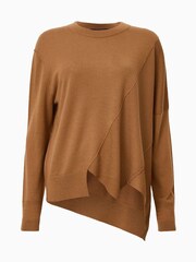 AllSaints Brown Isla Jumper - Image 8 of 8