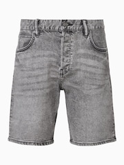 AllSaints Grey Switch Shorts - Image 8 of 8