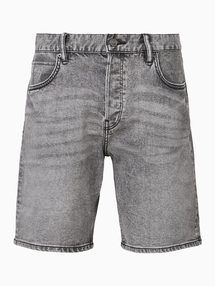 AllSaints Grey Switch Shorts - Image 8 of 8
