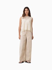AllSaints White Clara Top - Image 4 of 8